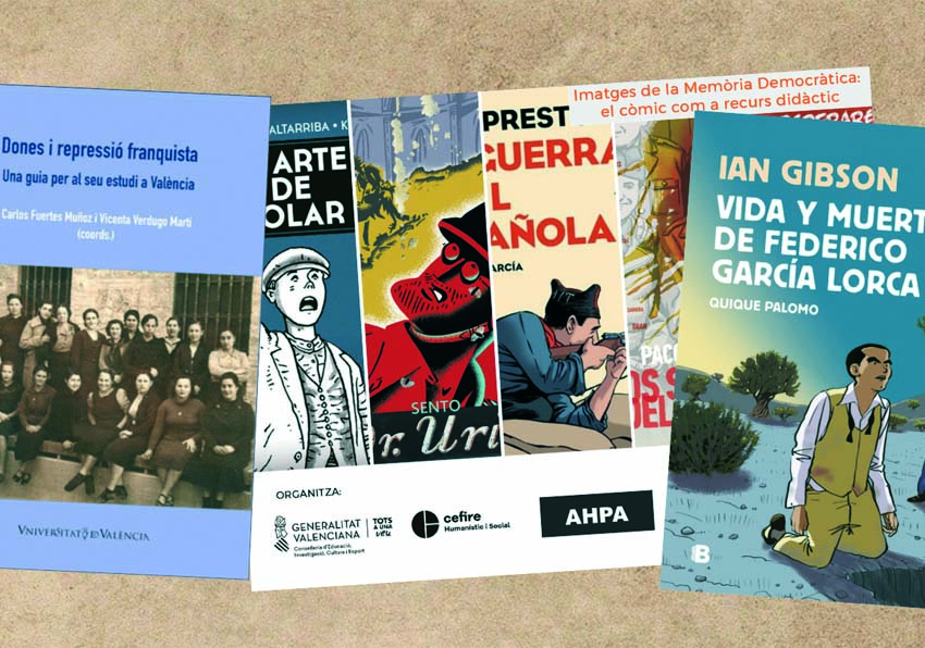 Detall del cartell, portades de llibres